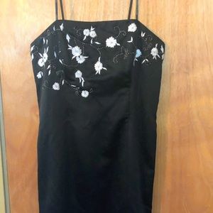 Staples black long dress